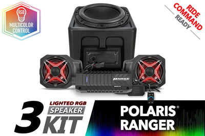 2018 - 2024 Polaris Ranger XP1000 V - Spec 3 - Speaker Audio System for Ride Command - Rugged Terrain