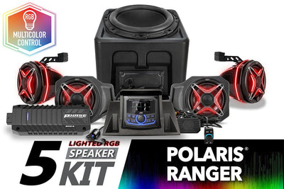 2018 - 2024 Polaris Ranger XP1000 V - Spec 5 - Speaker Audio System w/JVC - Rugged Terrain