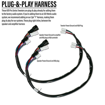 2020 - 2024 Polaris® RZR Pro R, Pro XP and Turbo R Tweeter Upgrade - Rugged Terrain