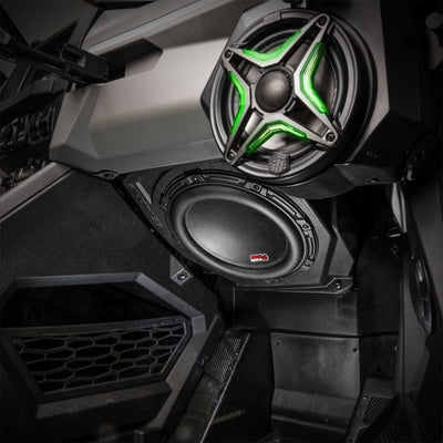 2020 - 2023 Polaris RZR Pro Under - Dash 10in Subwoofer Enclosure for Ride Command - Rugged Terrain