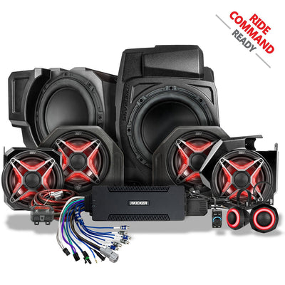 2025 - 2026 Polaris® RZR Pro R / Pro S / Pro XP Phase - 5 V - Spec 7 - Speaker Plug - & - Play Kit for Ride Command - Rugged Terrain