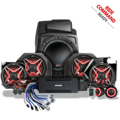 2025 - 2026 Polaris® RZR Pro R / Pro S / Pro XP Phase - 5 V - Spec 7 - Speaker Plug - & - Play Kit for Ride Command - Rugged Terrain