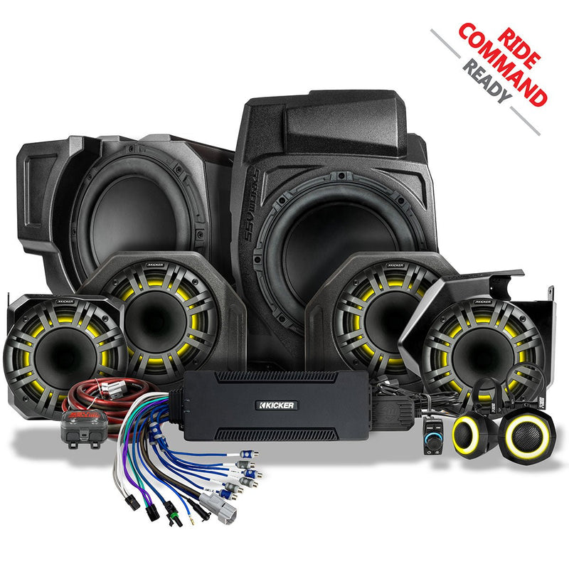 2025 - 2026 Polaris® RZR Pro R / Pro S / Pro XP Phase - 7 K - Spec 7 - Speaker Plug - & - Play Kit for Ride Command - Rugged Terrain