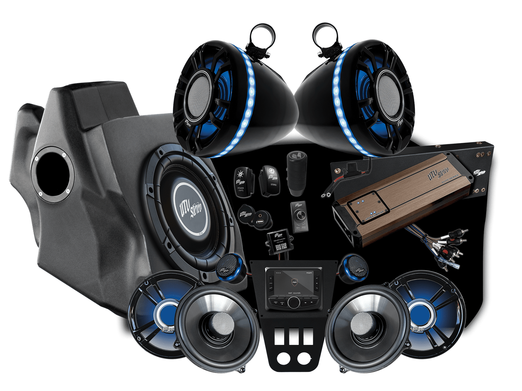 Polaris RZR Stage 6 Stereo Kit | Pro Series - Elite | UTV Stereo ...
