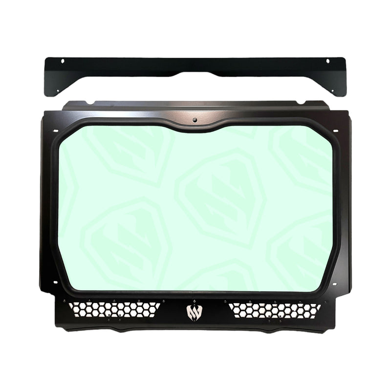 Moto Armor Two Vent Glass Windshield | RZR Pro XP / Turbo R / Pro R