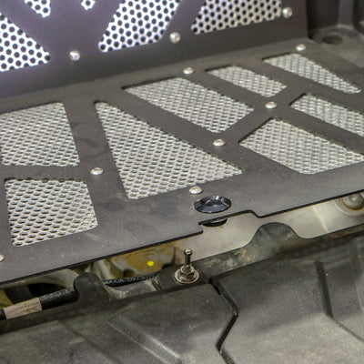 DRT RZR XP 1000 2014 - 21, and 2016 - 21 Turbo Vented Engine Cover - Rugged Terrain