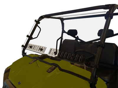 Spike Polaris Ranger Full Size (Round Tubing) Vented Scratch Resistant Windshield