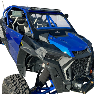 Rugged Terrain Glass Windshield for L&W Fab Cage for RZR Turbo R / Pro S / Pro R - Rugged Terrain