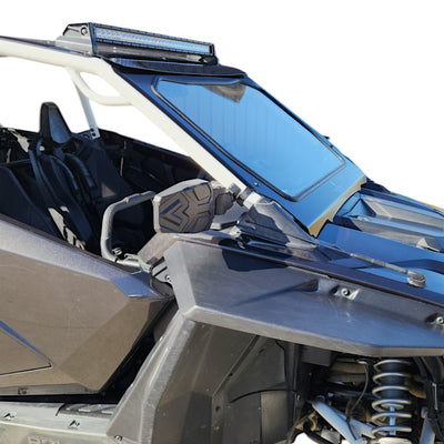 Rugged Terrain Glass Windshield for L&W Fab's Pro XP Roll Cage 2 or 4 seat