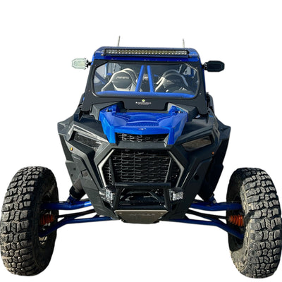 Rugged Terrain Glass Windshield for L&W Fab's Roll Cage 2 or 4 Seat for Polaris RZR XP 1000 / XP Turbo / Turbo S