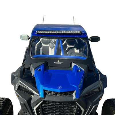 Rugged Terrain Glass Windshield for L&W Fab's Roll Cage 2 or 4 Seat for Polaris RZR XP 1000 / XP Turbo / Turbo S