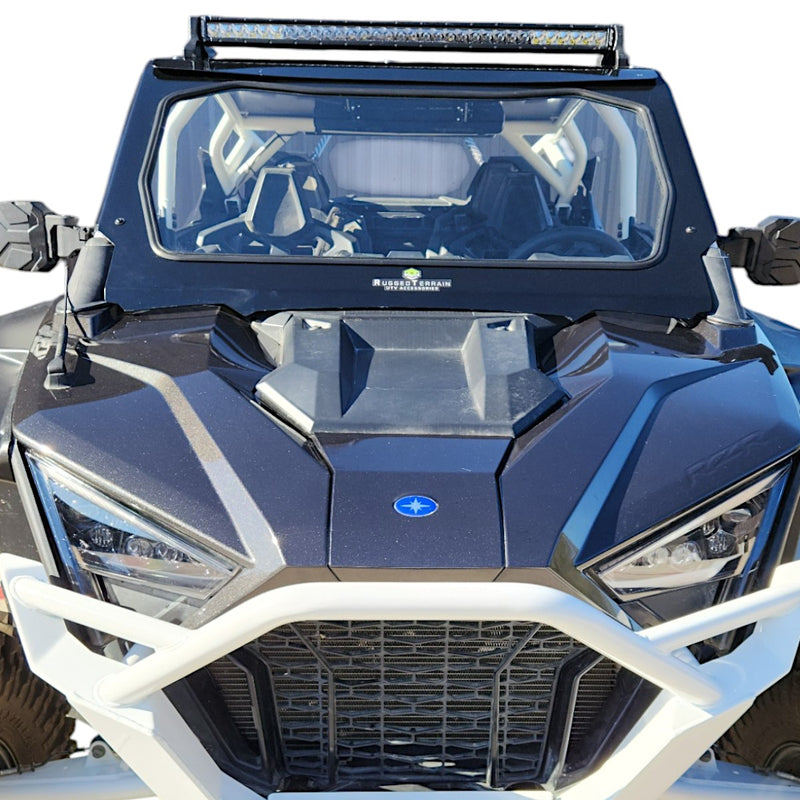 Rugged Terrain Glass Windshield for L&W Fab Cage | RZR Pro XP