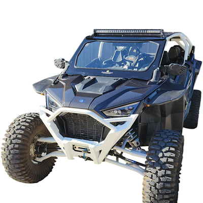 Rugged Terrain Glass Windshield for L&W Fab Cage | RZR Pro XP