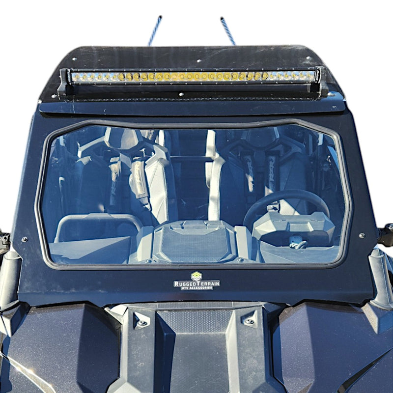 Rugged Terrain Glass Windshield for L&W Fab Cage | RZR Pro XP