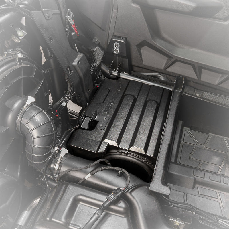 2020 - 2024 Polaris RZR Pro R/Turbo R/Pro XP 4 Rear - Seat 10in Subwoofer - Enclosure - Rugged Terrain