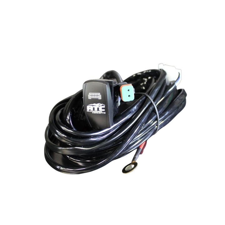 All Terrain Concepts ATC - Light Bar Wiring Harness (Single) - Rugged Terrain