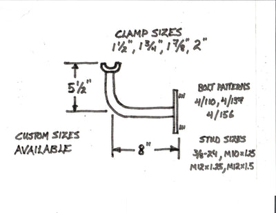 Single Clamp Spare Tire Mount - Rugged Terrain