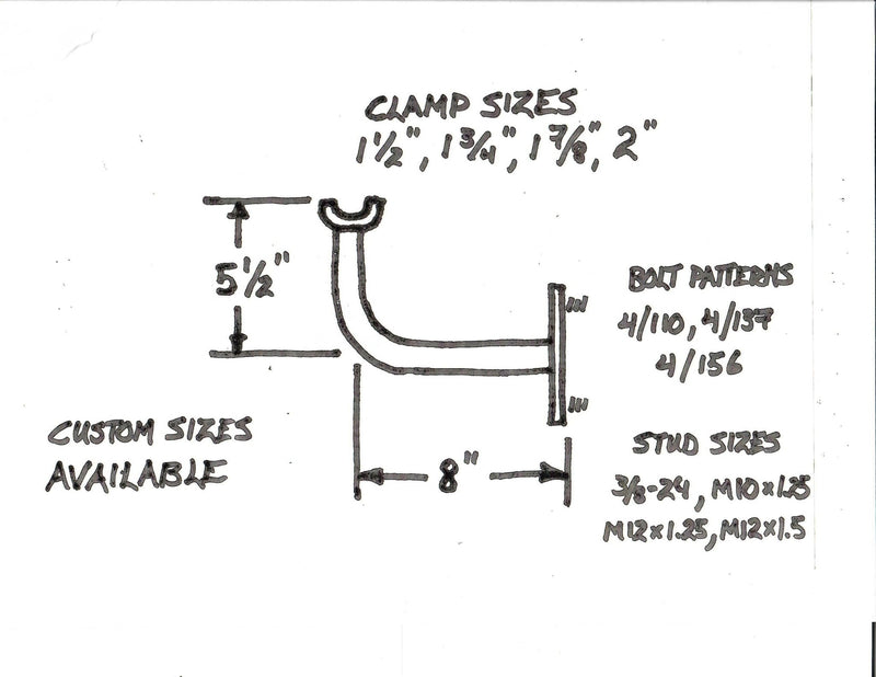 Single Clamp Spare Tire Mount - Rugged Terrain