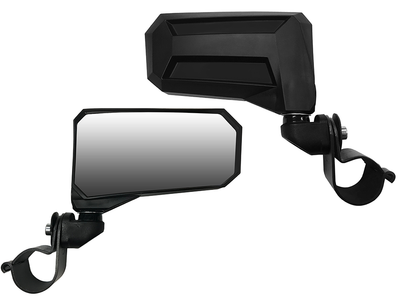 Spike RE-FLEX ADJUSTABLE SIDE MIRRORS W/1.75" CLAMP (PAIR)