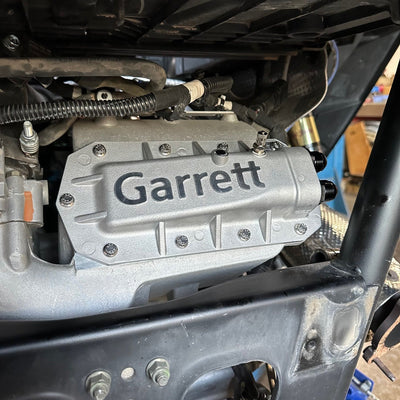 TPR Cast Garrett Charge Cooler Installed On Motor
