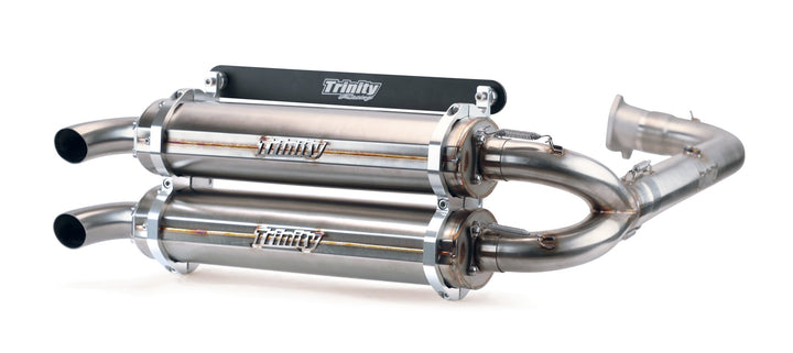 Trinity Racing RZR TURBO / S EXHAUST - STAINLESS STEEL - FULL SYSTEM - Rugged Terrain