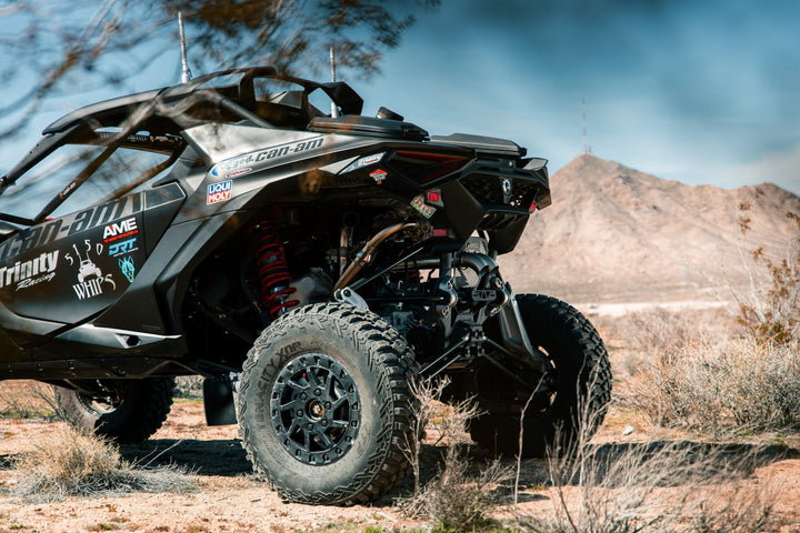 Trinity Racing Can - Am Maverick R Slip - On Exhaust - Rugged Terrain