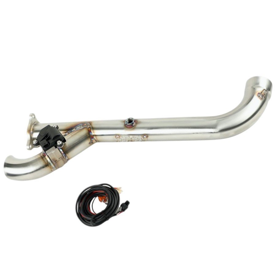Trinity Racing Side Piece Header Pipe & Electronic Cutout for RZR Pro ...