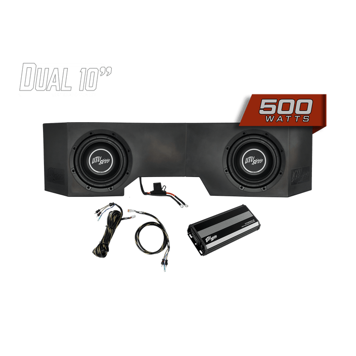 Can - Am® Defender 500W Dual 10" Subwoofer Kit | UTVS - DEF - SUB - 500 - 2 - Rugged Terrain