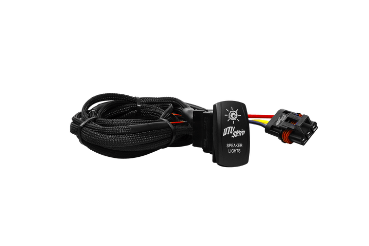 RZR® Pro Series Low Current Harness + Rocker Switch & Pulse Bar Plug | UTVS - PRO - HRN - LC - RKR - Rugged Terrain