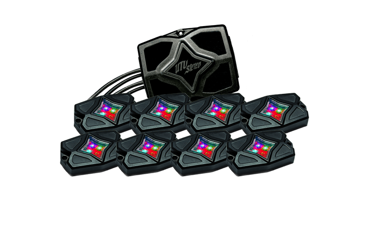 RGBW Rock Light Kit - 8pcs | UTVS - RLKIT8 - Rugged Terrain
