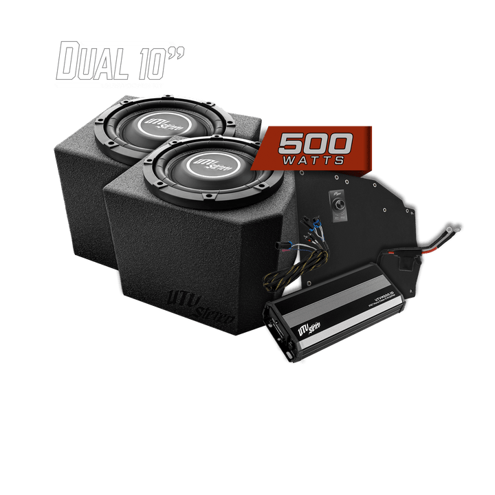 Polaris® Ranger 500W Dual 10" Subwoofer Kit | UTVS - RNG - SUB - 500 - 2 - Rugged Terrain