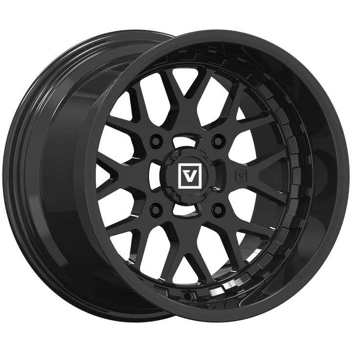 V03 15X10 +00MM 4X137 GLOSS BLACK - Rugged Terrain