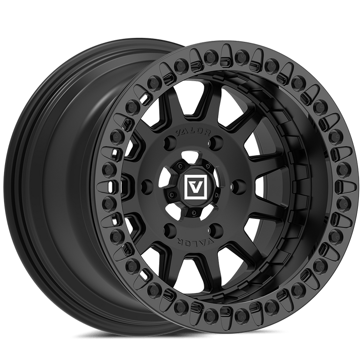 V09 BEADLOCK 15X10 +0 6X139.7 SATIN BLACK - Rugged Terrain