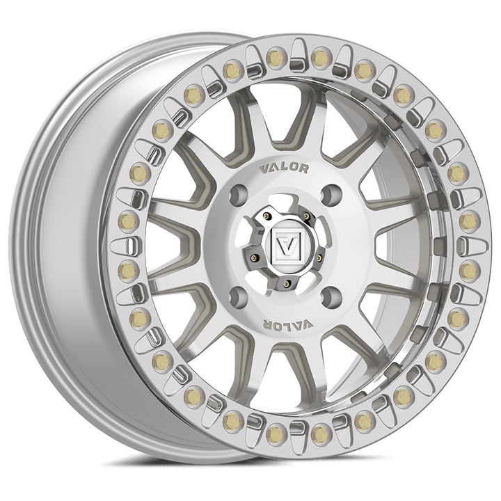V09 BEADLOCK 15X7 +40 4X137 RAW MACHINED - Rugged Terrain