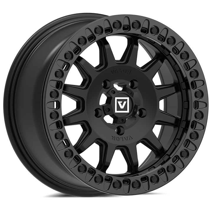 V09 BEADLOCK 15X7 +40 5X114.3 SATIN BLACK - Rugged Terrain