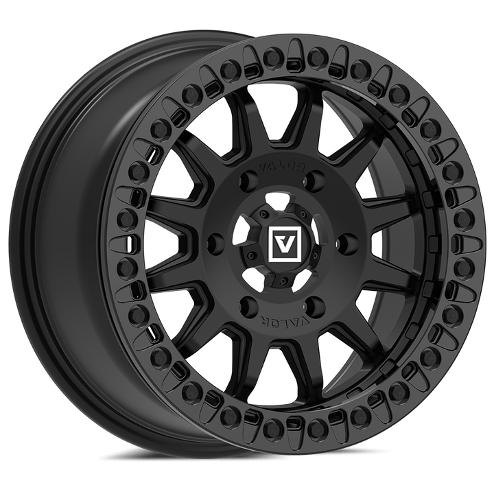 V09 BEADLOCK 15X7 +40 6X139.7 SATIN BLACK - Rugged Terrain
