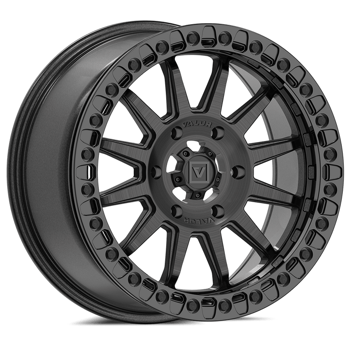 V09 BEADLOCK 17X8 +40 6X139.7 BRUSHED CHARCOAL - Rugged Terrain