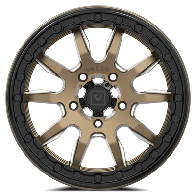 V15 Beadlock UTV Wheel Beadlock Satin Bronze
