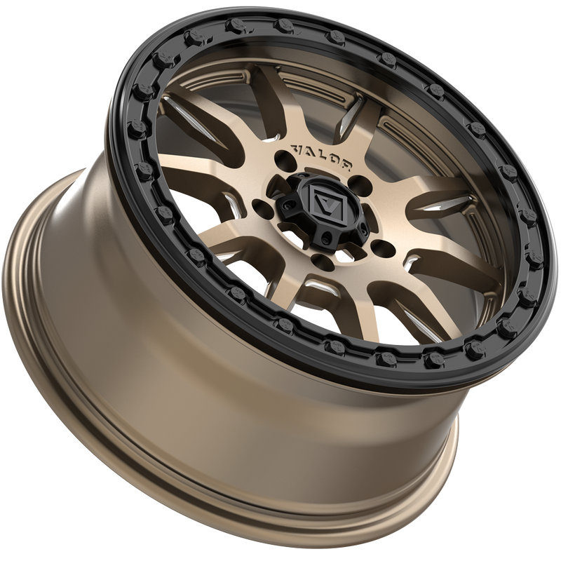 V15 Beadlock UTV Wheel Beadlock Satin Bronze