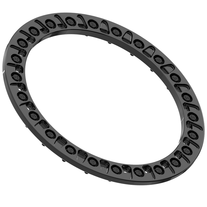 17" VBR30 BEADLOCK RING - GLOSS BLACK - Rugged Terrain