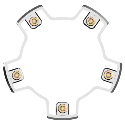 VCAP2 Center Cap Riser Chrome