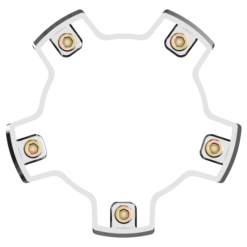 VCAP2 Center Cap Riser Chrome