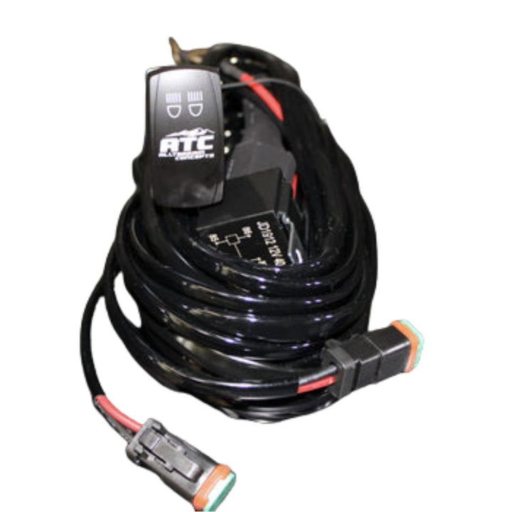 All Terrain Concepts Dual Spotlight 3 Way Wiring Harness - Rugged Terrain