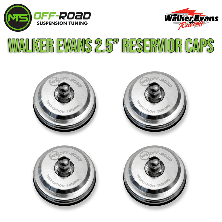 MTS Off - Road Schrader Valve Reservoir Caps (FOR WALKER EVANS SHOCKS) - Rugged Terrain