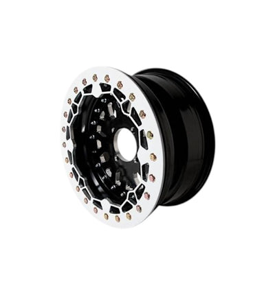 Alba Racing White Baja Crusher Beadlock Wheels | Can-Am 4x136