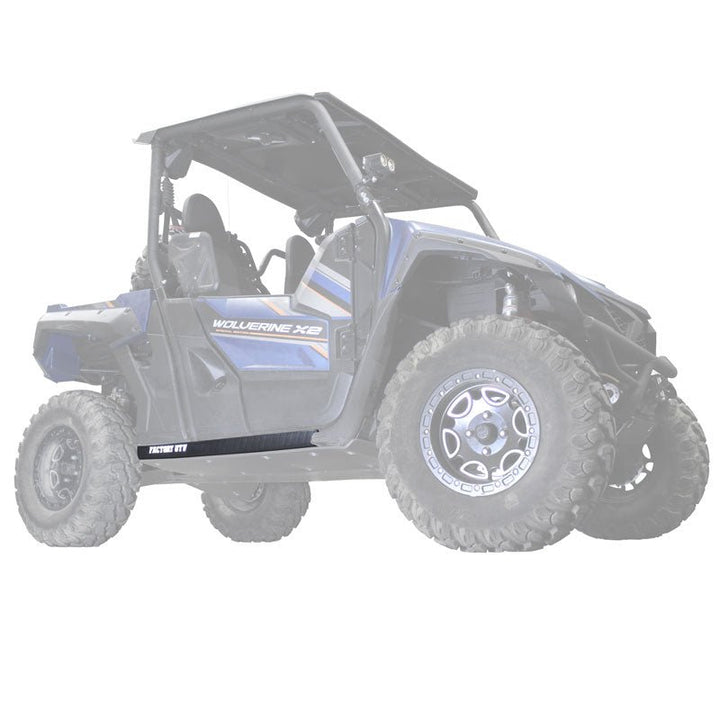 Factory UTV Yamaha Wolverine X2 & X4 UHMW Rock Sliders - Rugged Terrain