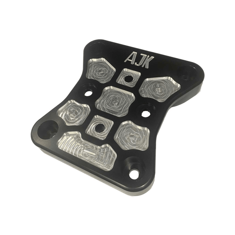 Billet Aluminum Radius Rod Plate & Tow Hook for Can - Am Maverick X3 - Rugged Terrain
