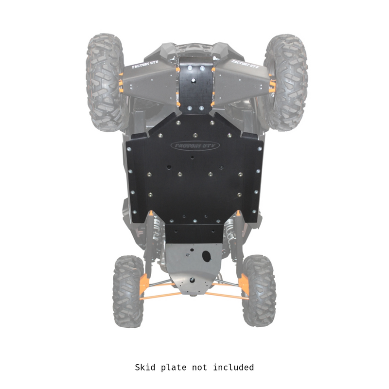 Polaris RZR XP 1000 & XP Turbo X-Brace for UHMW Skid Plate - Factory UTV