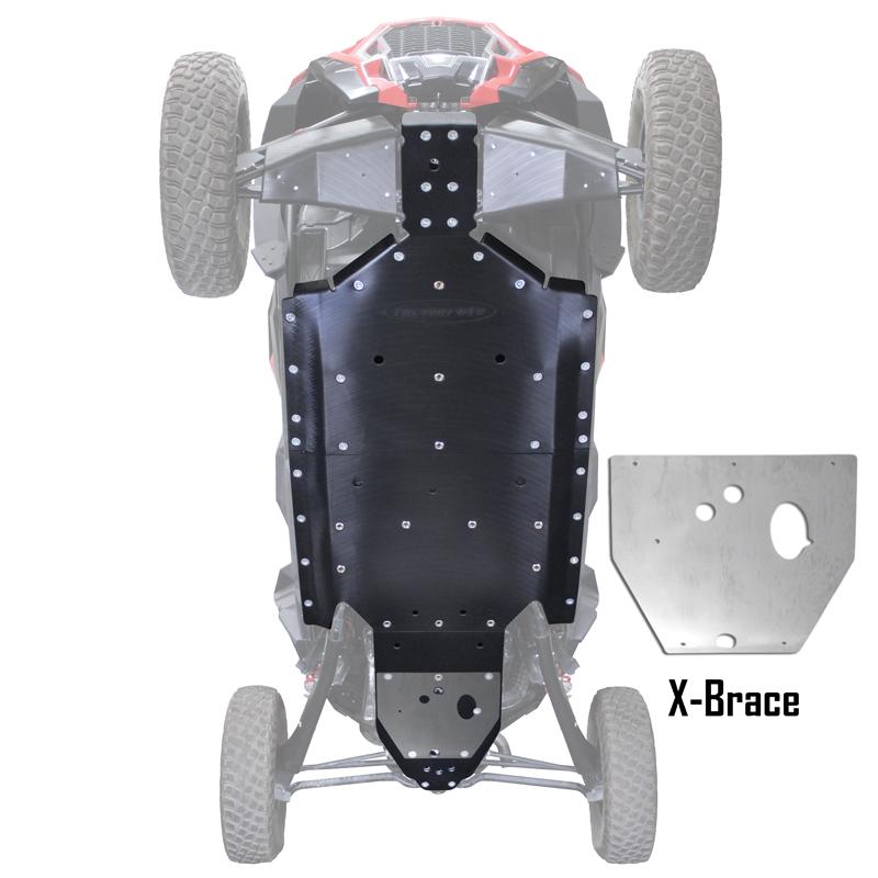 Polaris RZR XP 900 UHMW Skid Plate - Rugged Terrain