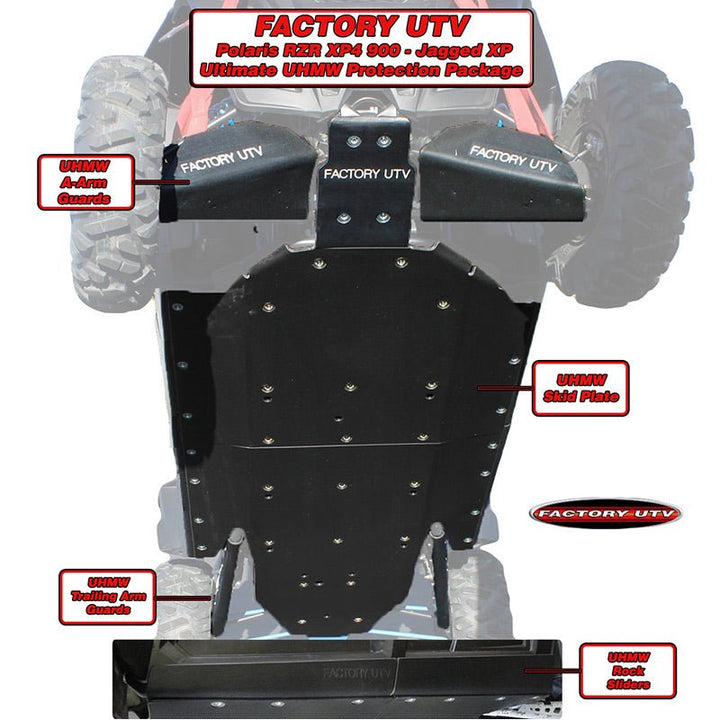 Factory UTV Polaris RZR XP 4 1000 UHMW Ultimate Package - Rugged Terrain